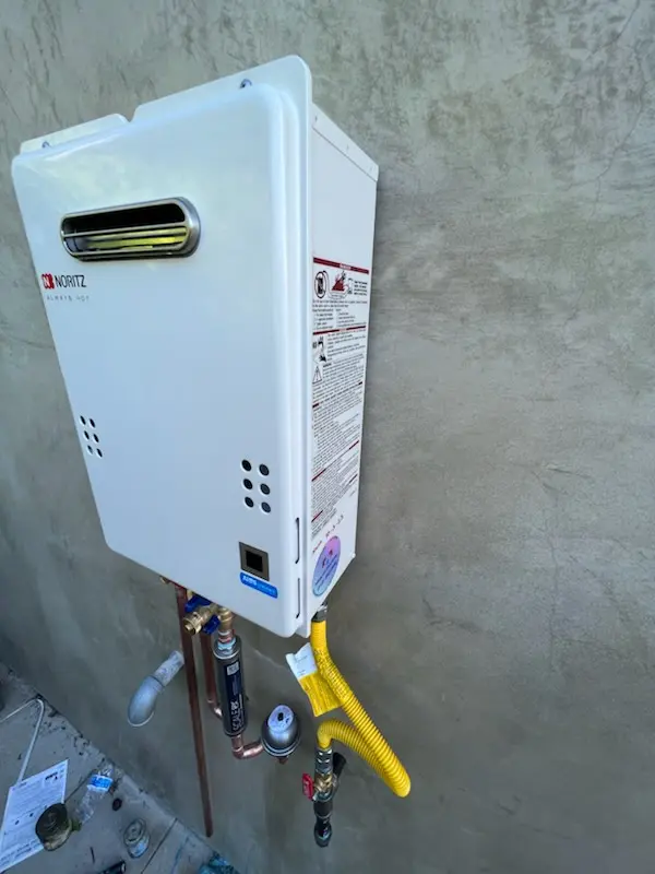 Tankless water heater installation for Cropp Road Estates homes